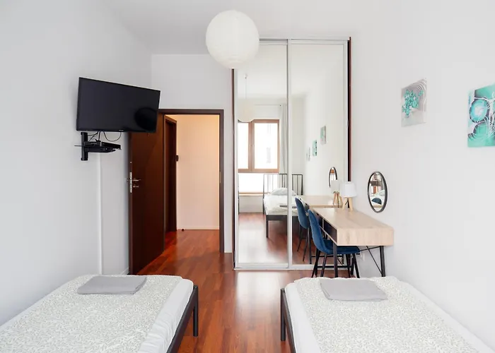 Rooms Green Rydygiera 17 Own Room Tv Wifi Warszawa
